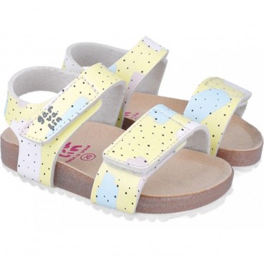 Sandales imprimées Garvalin 252460 Bios pour filles AMARILLO_A253