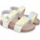 Sandales imprimées Garvalin 252460 Bios pour filles AMARILLO_A253