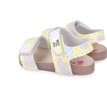 Sandales imprimées Garvalin 252460 Bios pour filles AMARILLO_A253