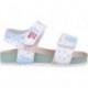 Sandales imprimées Garvalin 252460 Bios pour filles BLANCO_B050