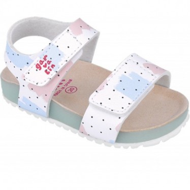 Sandales imprimées Garvalin 252460 Bios pour filles BLANCO_B050