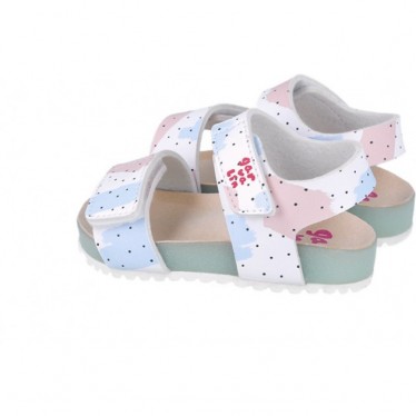 Sandales imprimées Garvalin 252460 Bios pour filles BLANCO_B050