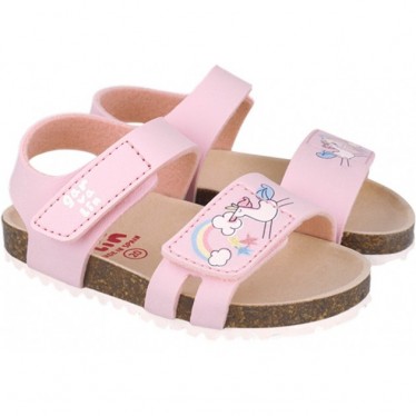 Sandales Garvalin 252462 Bios Unicorn pour filles ROSA_A032