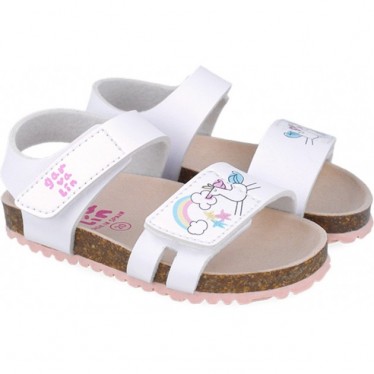 Sandales Garvalin 252462 Bios Unicorn pour filles BLANCO_B050