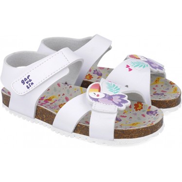 Sandales Garvalin 252464 Bios Loro pour fille BLANCO_B050