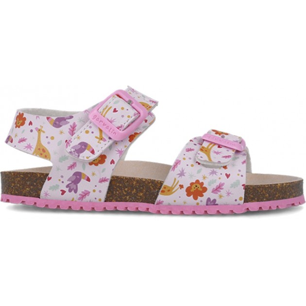 Sandales imprimées Garvalin 252465 Bios pour filles LILA_A164