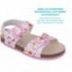 Sandales imprimées Garvalin 252465 Bios pour filles LILA_A164