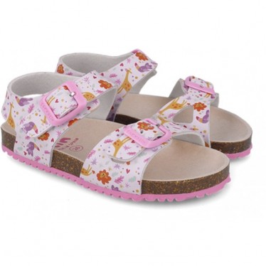 Sandales imprimées Garvalin 252465 Bios pour filles LILA_A164