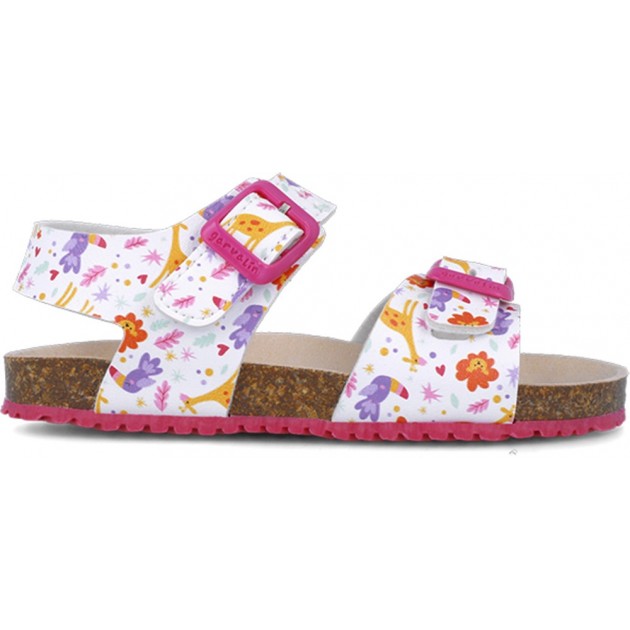 Sandales imprimées Garvalin 252465 Bios pour filles BLANCO_B050 Sandales imprimées Garvalin 252465 Bios pour filles BLANCO_B050