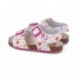 Sandales imprimées Garvalin 252465 Bios pour filles BLANCO_B050
