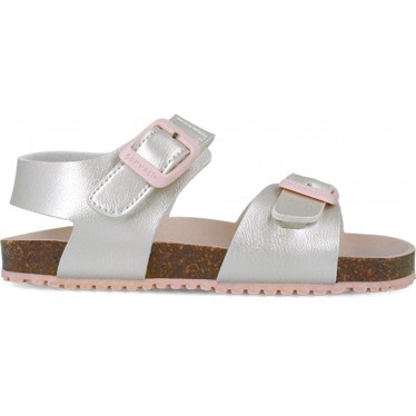 Sandale Garvalin 252467 Bios Metallic pour fille PLATA_B198
