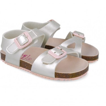 Sandale Garvalin 252467 Bios Metallic pour fille PLATA_B198