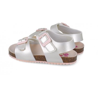Sandale Garvalin 252467 Bios Metallic pour fille PLATA_B198