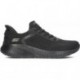 SKECHERS 117497 baskets à enfiler pour femmes NEGRO