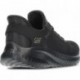 SKECHERS 117497 baskets à enfiler pour femmes NEGRO