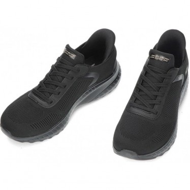 SKECHERS 117497 baskets à enfiler pour femmes NEGRO