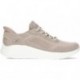 SKECHERS 117497 baskets à enfiler pour femmes MARRON