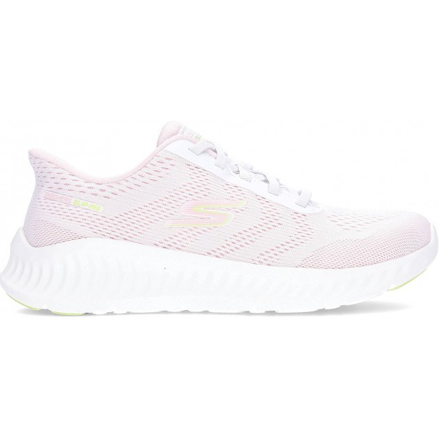 Baskets Skechers Go Walk Now-Khloe 125643 WHITE_PINK Baskets Skechers Go Walk Now-Khloe 125643 WHITE_PINK