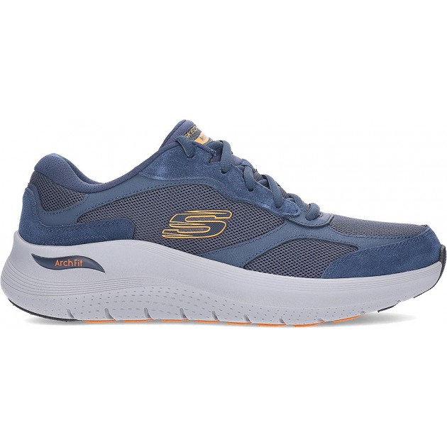 Baskets SKECHERS Archfit 232702 NAVY_ORANGE
