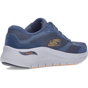 Baskets SKECHERS Archfit 232702 NAVY_ORANGE