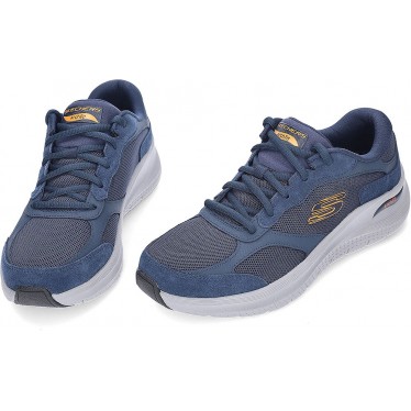 Baskets SKECHERS Archfit 232702 NAVY_ORANGE