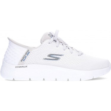 Baskets à enfiler Skechers pour hommes 216505 WHITE_GRAY