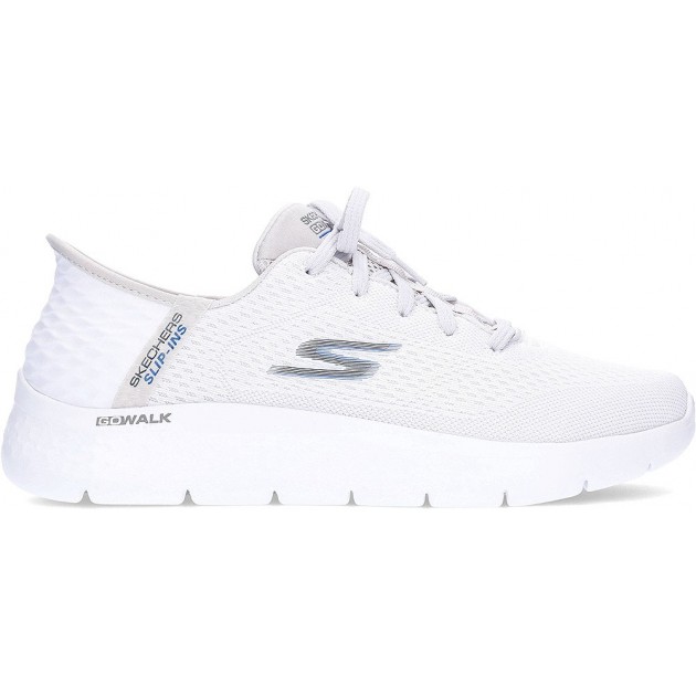 Baskets à enfiler Skechers pour hommes 216505 WHITE_GRAY Baskets à enfiler Skechers pour hommes 216505 WHITE_GRAY