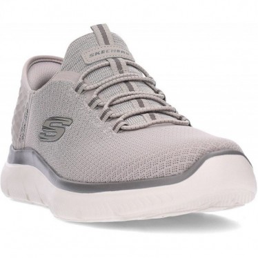 SKECHERS BASKETS HAUTE GAMME 232457 TAUPE