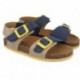 Sandales Garvalin 252474 Bios Basic pour garçon BEIGE_AZUL_B827