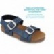 Sandales urbaines Garvalin 252475 Bios pour garçons JEANS_A371