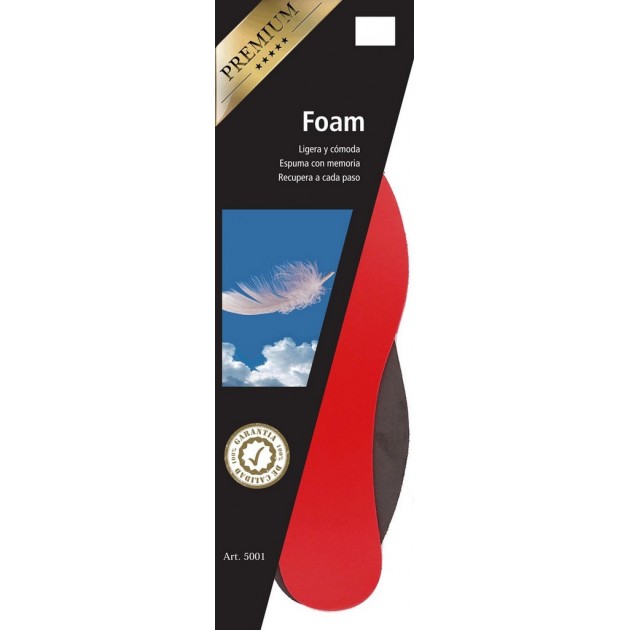 Semelles de chaussures NORTE FOAM ROJO Semelles de chaussures NORTE FOAM ROJO