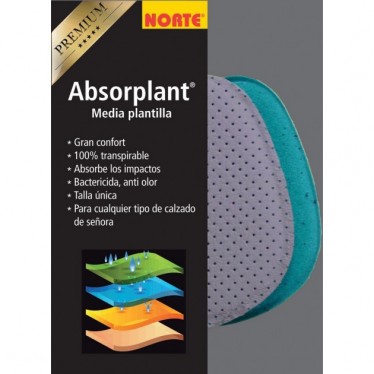 Semelle semelle intérieure NORTE ABSORPLANT VERDE
