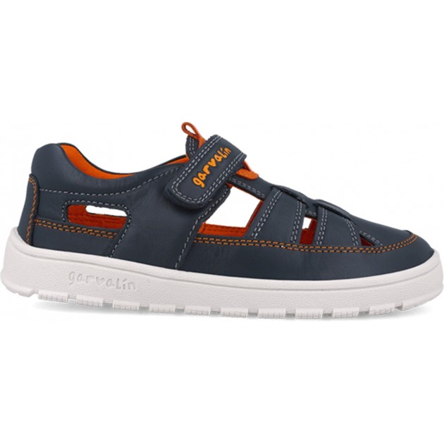 Sandale souple basique Garvalin 252504 pour garçon OCEAN_A183 Sandale souple basique Garvalin 252504 pour garçon OCEAN_A183