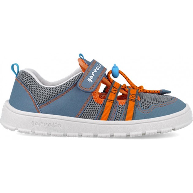Sandales souples et respectueuses Garvalin 252505 pour garçons GRIS_INDIGO_B824 Sandales souples et respectueuses Garvalin 252505 pour garçons GRIS_INDIGO_B824