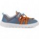 Sandales souples et respectueuses Garvalin 252505 pour garçons GRIS_INDIGO_B824