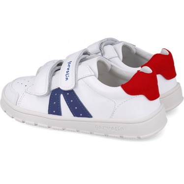 Chaussures de sport Garvalin 252507 Soft Chopped Respectful pour garçons BLANCO_AZUL_A057