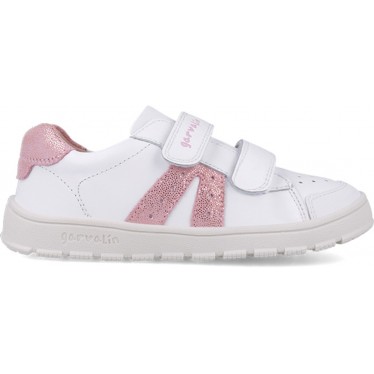 Chaussures de sport Garvalin 252507 Soft Chopped Respectful pour filles BLANCO_ROSA_B113