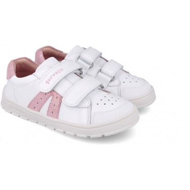 Chaussures de sport Garvalin 252507 Soft Chopped Respectful pour filles BLANCO_ROSA_B113