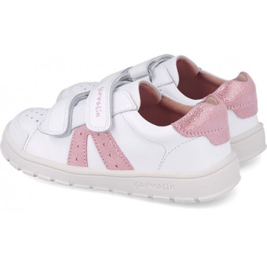 Chaussures de sport Garvalin 252507 Soft Chopped Respectful pour filles BLANCO_ROSA_B113