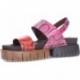 Sandale en cuir ART Madeira 1881 FUXIA_TEJA