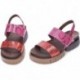 Sandale en cuir ART Madeira 1881 FUXIA_TEJA