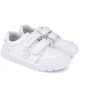 Chaussures de sport respectueuses Garvalin 252510 Soft Sport pour garçons BLANCO_C050