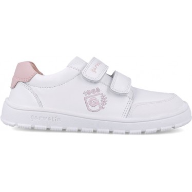 Chaussures de sport respectueuses Garvalin 252510 Soft Sport pour filles BLANCO_ROSA_B113