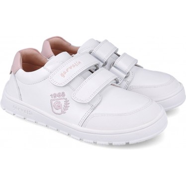 Chaussures de sport respectueuses Garvalin 252510 Soft Sport pour filles BLANCO_ROSA_B113