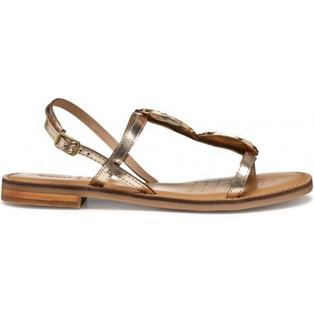 Sandales femme GEOX Maddalusiac D55YMF GOLD Sandales femme GEOX Maddalusiac D55YMF GOLD