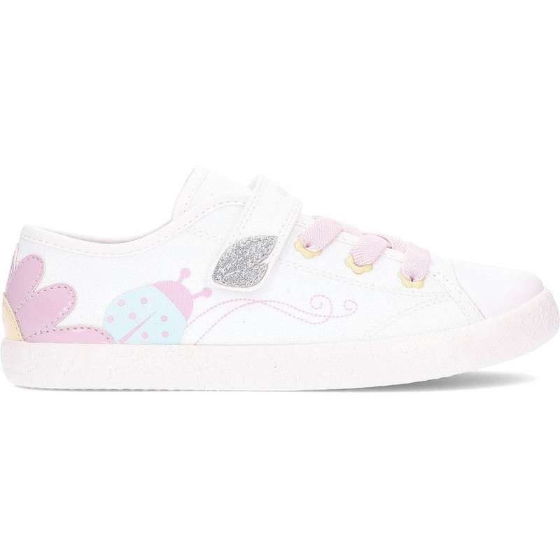 Baskets GEOX Gisli J554NC pour fille WHITE_PNIK