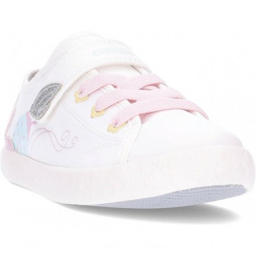 Baskets GEOX Gisli J554NC pour fille WHITE_PNIK