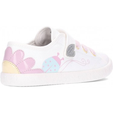 Baskets GEOX Gisli J554NC pour fille WHITE_PNIK