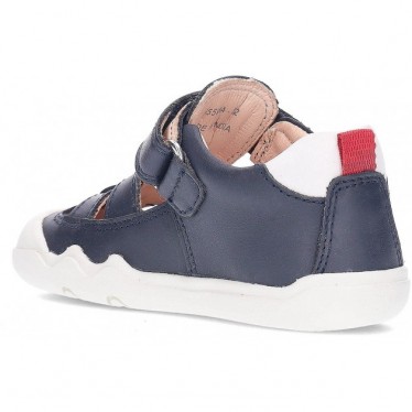 Sandales écologiques GEOX Steppieup B555WA NAVY_WHITE