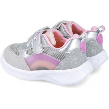 Chaussures de sport pour filles Garvalín 252801 Lights PLATA_B198